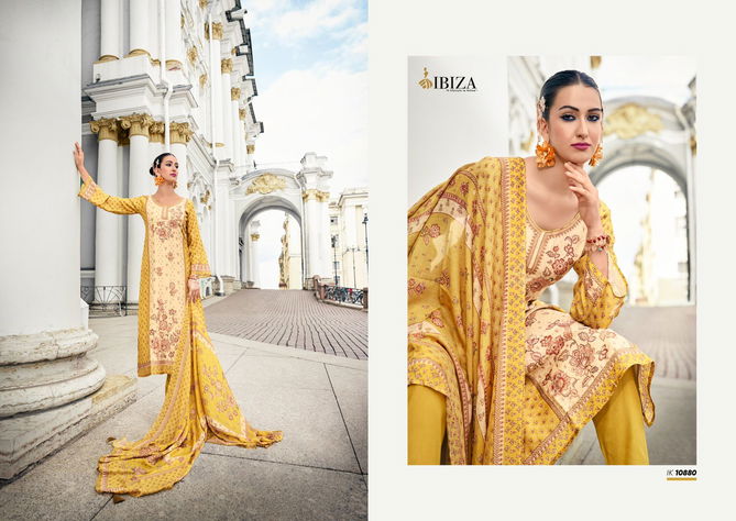 Iznik Vol 4 By Ibiza Simar Muslin Digital Printed Salwar Kameez Wholesale Shop In Surat